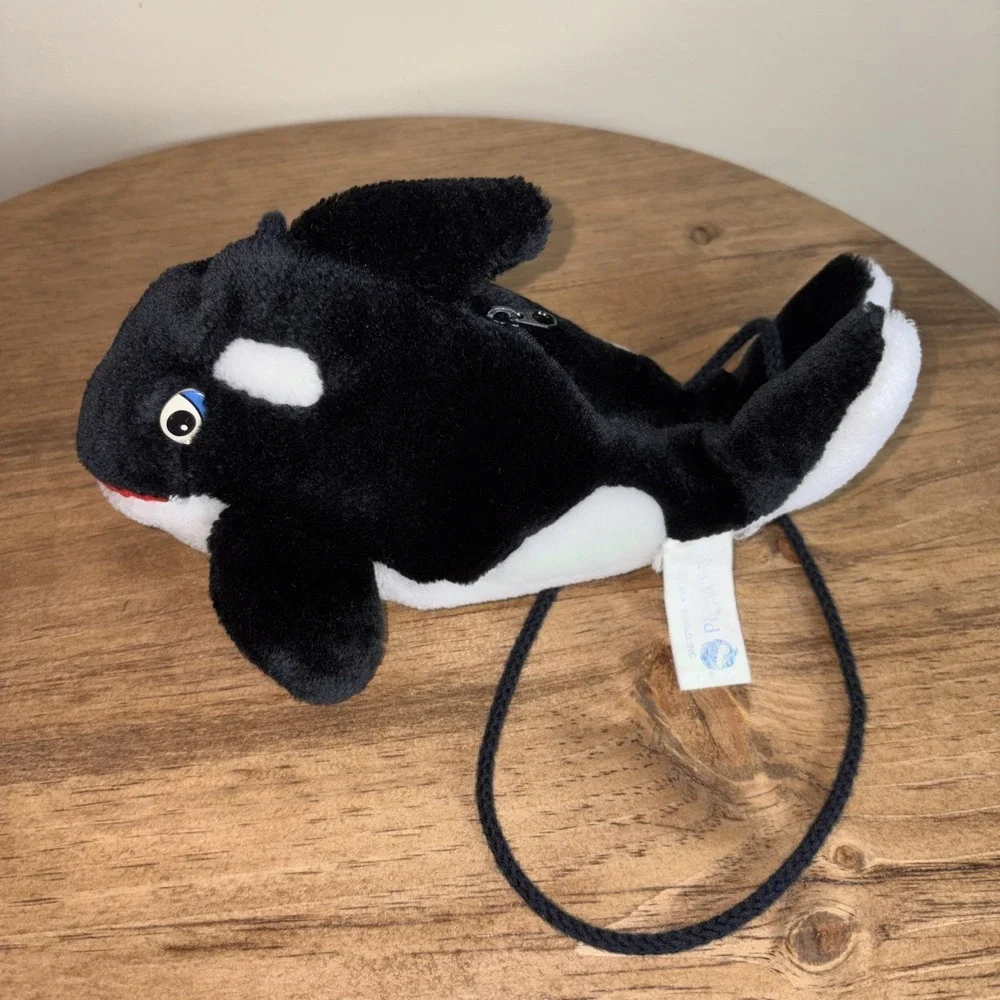 Vintage Sea World Orca Whale Kids Cross Body Small Purse/Bag